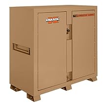 Jobsite Storage Cabinet, 60" W x 30" D x 60" H, Tan