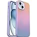 OtterBox iPhone 16e, 15, 14, & 13 Symmetry Series Case - Soft Sunset (Purple), Snaps to MagSafe, Ultra-Sleek, Raised Edges Protect Camera & Screen