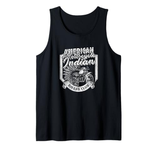American Motorcycle Indian Bikers Club - American Indian Tank Top
