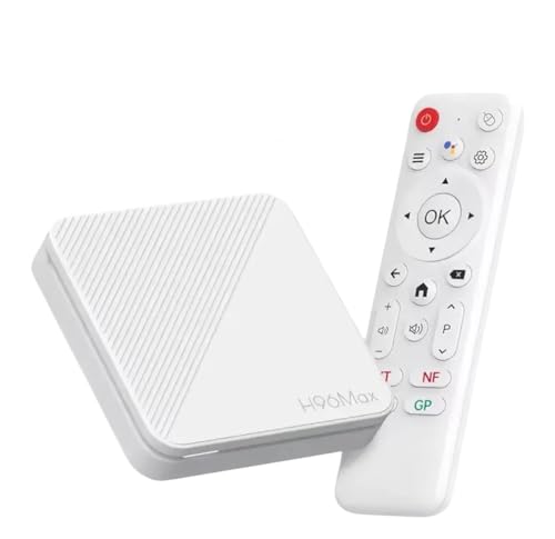 Box TV Android 14.0 H96 Max - Smart Wi-FI 6, 4K HDR10+, 2GB RAM + 16GB ROM, Mando Incluido, Bluetooth 5.0, Soporte Chromecast, Netflix, YouTube, Prime Video | Quad Core, Bluetooth 5.0, 3D