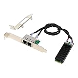 Construida con carcasa ABS y gestión térmica inteligente, esta tarjeta Ethernet de dos puertos mantiene el rendimiento durante transferencias de datos pesadas prolongadas, transmisión de video o tareas de virtualización