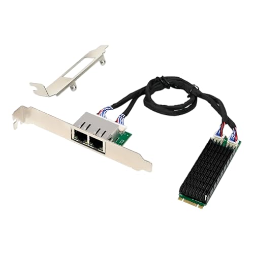 Tarjeta de interfaz de red Gigabit de dos puertos, teclas B+M y controlador