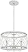Quoizel RDY2815AWH Dury Drum Pendant Ceiling Lighting, 3-Light, 180 Watts, Antique White (11"H x 15"W)