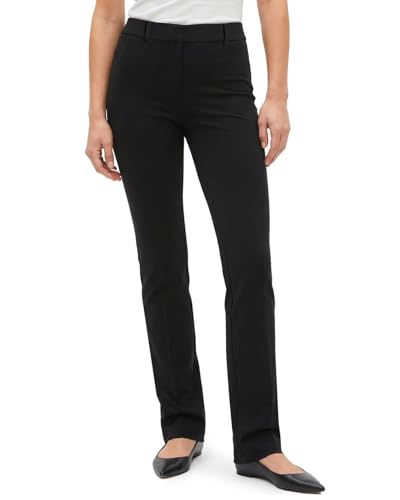 Zylioo Womens Tall Dress Pants 32 34 Inseam Stretch Yoga Work Slacks Slim Straight Leg Business Casual Leggings Black