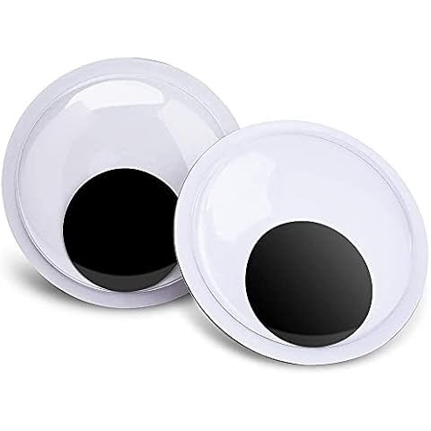 FINGOOO 7.5inch Giant Googly Wiggle Eyes with Self Adhesive,Large Eyes 2 Pack for Christmas Tree Party Decorations Cover