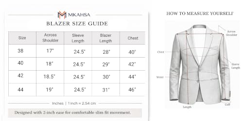 Image of Men's Slim Fit Formal Casual Blazer Notch Lapel Single Breasted Coat