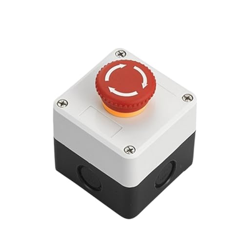 Boîte de commande à bouton d'arrêt d'urgence étanche LA38 pour ascenseur 2P - 2