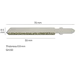 longitud total: 76 mm (3 pulgadas)