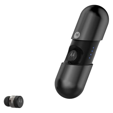 Motorola Vervebuds 400 True Wireless Earbuds with Sleek, Innovative Design and Portable Charging Case -Black,One,73851010AA01 Cover