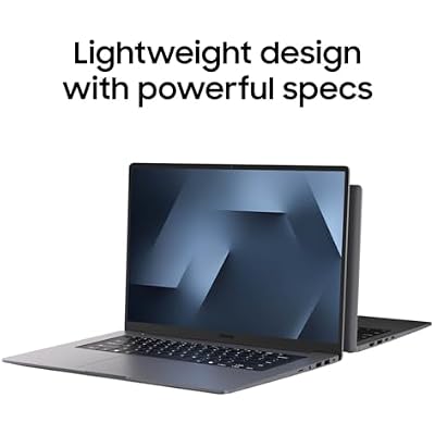 Samsung 14 Galaxy Book6 U5 PC Laptop Computer, Intel Processor, 16GB/512GB, Full HD+ Display, Dolby Atmos Speakers, Slim, Light, Gray
