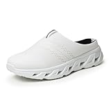 [デクト] サボサンダル メンズ スリッポン スニーカー カジュアルシューズ アウトドア スリップオン 軽量 防滑 屈曲 靴 幅広 3E EEE バブーシュ 66244 White/Black 3L(27.5-28cm相当)