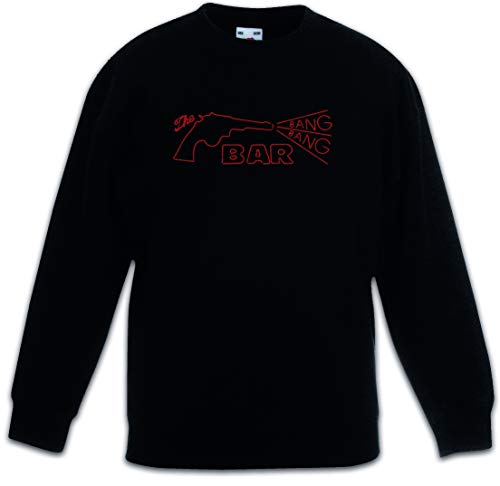 Pullover enfant noir Urban Backwoods Bang Bang Bar sweat garçon fille coton