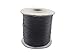 Black Waxed Polyester Jewelry Making Cord Waxed Beading String with Spool for Craft DIY Thread (0.5mm - (150Yards))