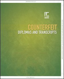 Paperback Counterfeit Diplomas and Transcripts Book