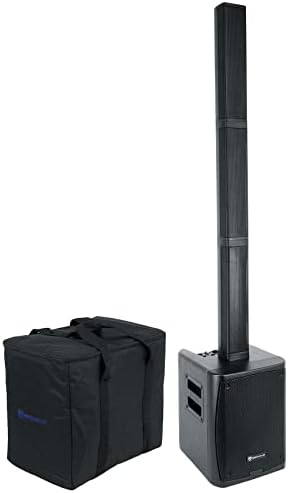 Rockville Titan Portable Array Battery Powered PA DJ Speaker System w/Subwoofer