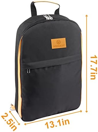 FIREDOG Chef Knife Backpack, Knife Chef Bag Case for Chefs Students | 21+ Pockets for Knives & Kitchen Utensils (Black, Sling Style)
