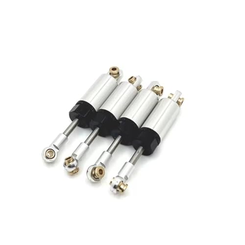 RC�V���b�N�A�u�\�[�o�[ Compatible With MN For MN82 For MN78 For WPL D90 D91 D96 99S LC79 C14 C24 RC�J�[�A�b�v�O���[�h�p�[�c ���^�������V���b�N�A�u�\�[�o�[(Silver)