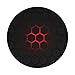 Dark Red and Black Cellphone Holder Pop Up Smart Phone Knobs PopSockets PopGrip: Swappable Grip for Phones & Tablets PopSockets Adhesive PopGrip