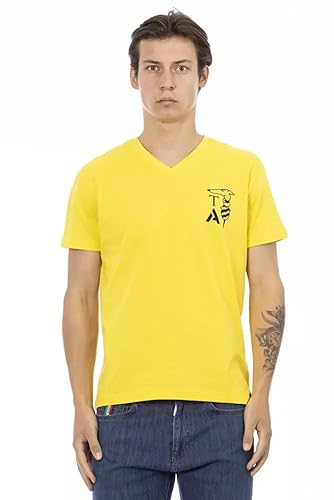T-shirt en coton jaune Trussardi Action idéal pour vos sorties estivales