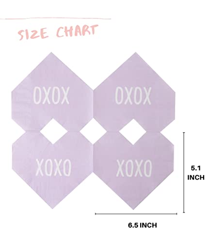 Heart Shaped Napkins - 60 Pk - Heart Napkins For Valentine's Day Decorations Valentine Cocktail Napkins Valentines Day Party Supplies For Kids Classroom Office Valentines Day Décor Gifts #TOP1