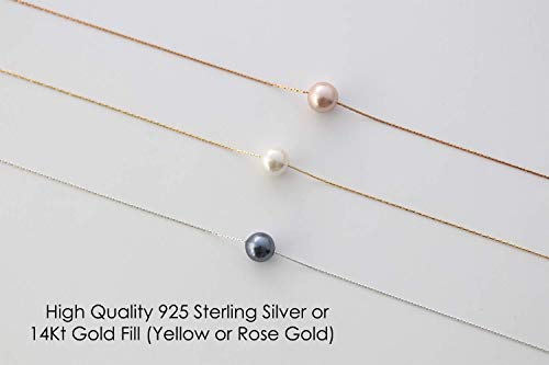 Pharmacist Gifts For Women, Floating Pearl Necklace With Meaningful Message #TOP1