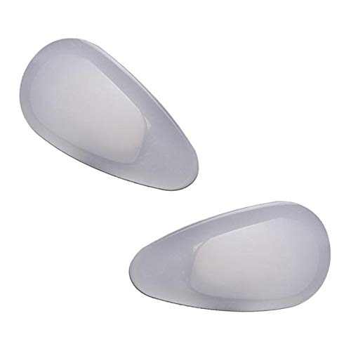 Hellery メガネ鼻パッド エアクッション 柔らかい 眼鏡メガネずり落ち防止 鼻あて ズレ落ち防止 1ペア 全3色 - 白い