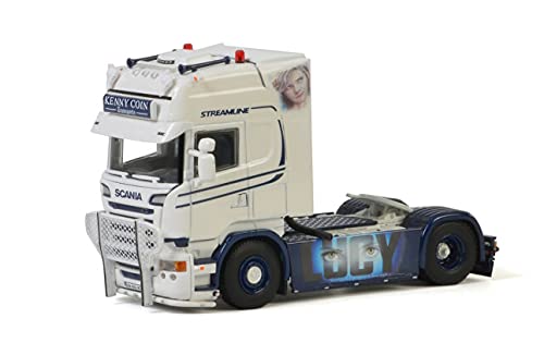 Cabine spatiale SCANIA STREAMLINE TOPLINE 4X2 FloZ 1/50 pour décor de diorama routier