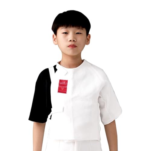 ATAPNLNMTZ Chaleco de Esgrima 350N, Peto de Esgrima, Equipo de Esgrima, Ropa de Esgrima para Florete, Espada, Sable, para Niños y Adultos(Large)