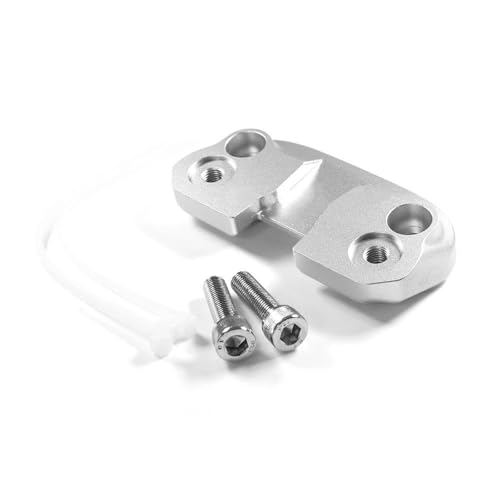 Adaptador extensible de manillar Ducati Scrambler plata que mejora la postura de conducción