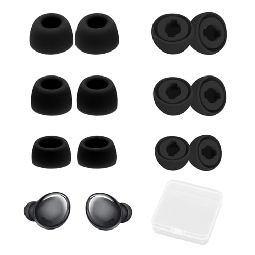 Tappi per Auricolari in Silicone per Galaxy Buds 2 Pro, Confortevoli e Isolanti Rumore, Accessori Compatibili per Ascolto di Qualità (6 Paia in 3 Taglie)