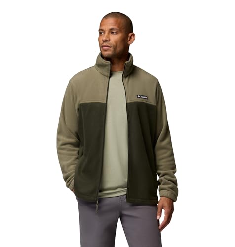 Image of Columbia Men's Steens Mountain 2.0 Full Zip Fleece Jacket, Stone Green /Greenscape, Small