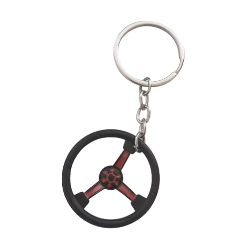 Racing Steering Wheel Keychain