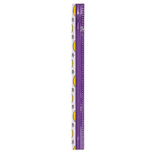 Opti Zip Fastening, 100% Polyester, 00183 Purple, 40 cm, #00183 Purple - Image 2