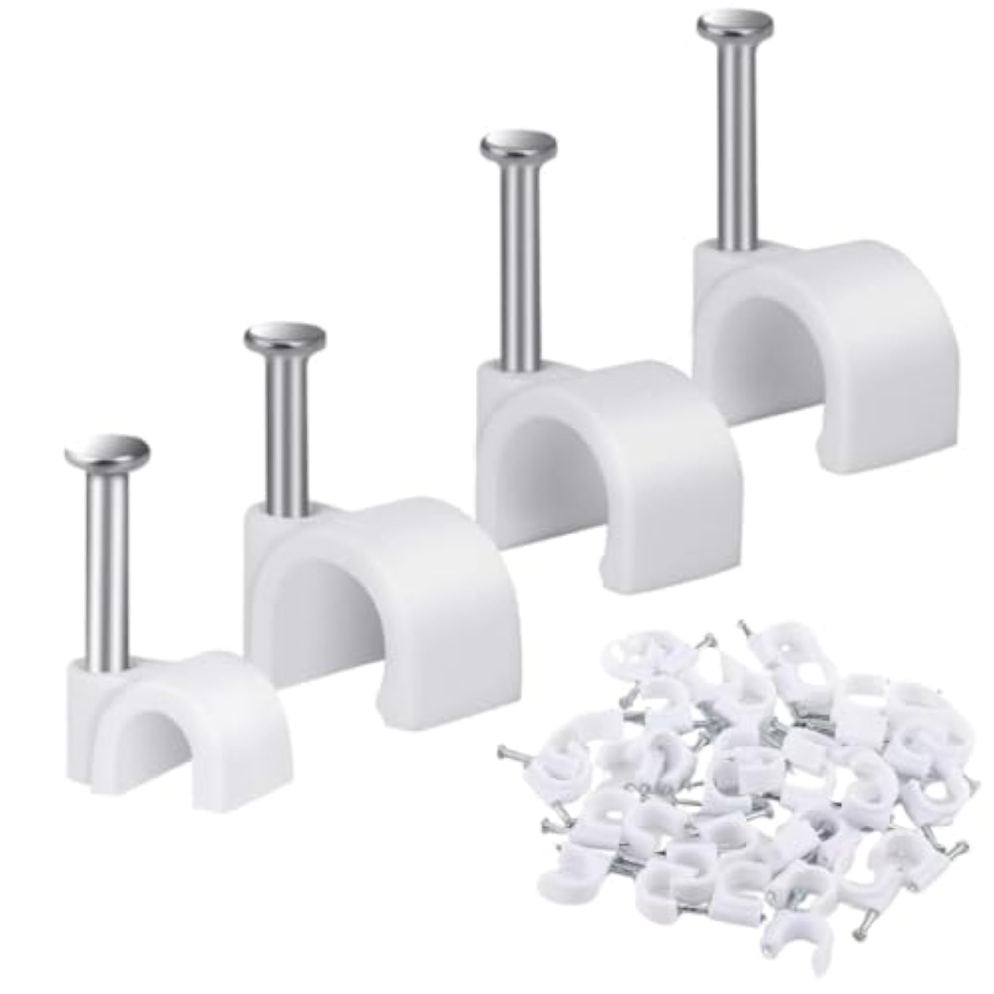 Cable Clips with Metal Nails (7mm, Pack of 200)
