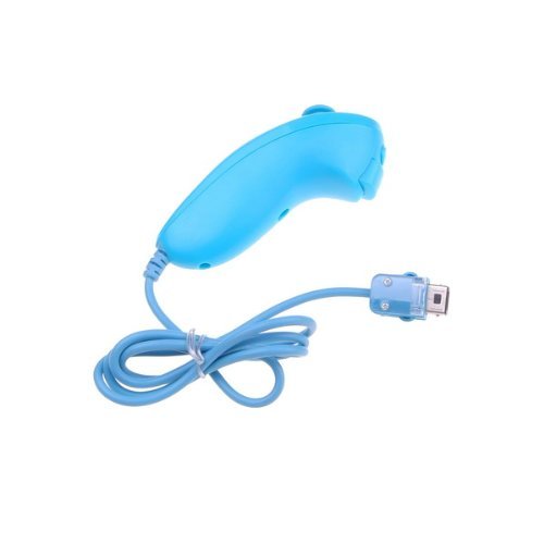 Waterwood Blue Nunchuck Game Controller for Nintendo Wii Console Waterwood Blue Nunchuck Game Controller for Nintendo Wii Console