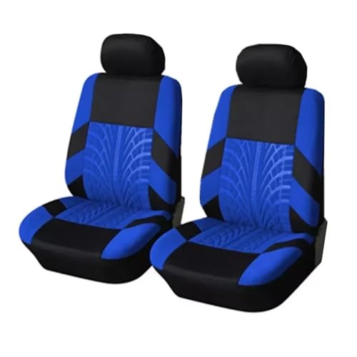 protectores asiento Funda Asiento Coche Bordada Para Master Para T39 Para Clio A Prueba De Polvo Resistente A La Suciedad Y La Abrasión Protectores De Asiento De Coche Accesorios Interior(Blue 2 seats