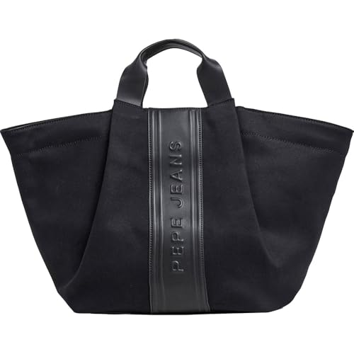 Sac à main Pepe Jeans Ariadna Merit grand cabas shopper noir One Size