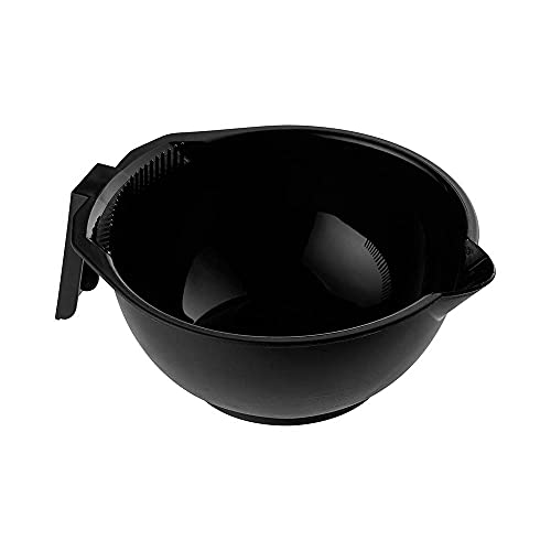 Lanossi Beauty & Care Tigela Graduada para Tintura, Linha Profissional, Preto