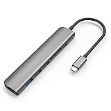 WALNEW USB C Hub, MacBook Pro USB C Adapter, 7-in-1 Type C Hub with 4K USB-C to HDMI, 3 USB 3.0 Ports, SD/TF Card Reader, 100W PD Dock for iPad Pro/ MacBook Pro/Air(Thunderbolt 3)/ Type C Devices