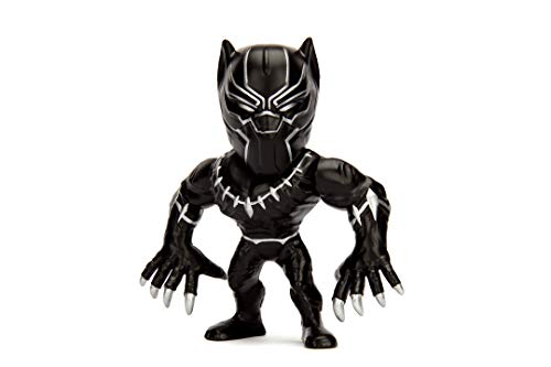 Jada- Figura Metal de BlaCk Panther 10Cm, liCenCia ofiCial Disney, (253221002)
