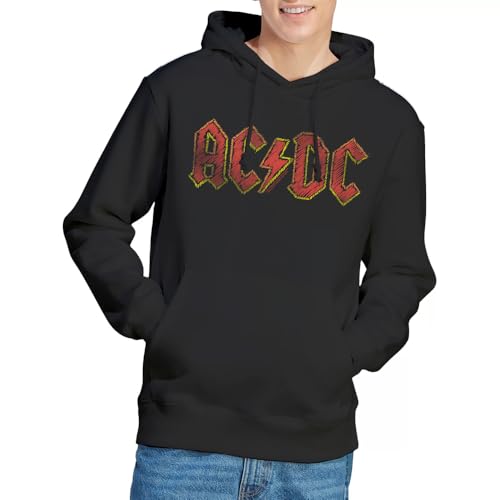 Sweatshirt AC/DC authentique avec logo original dessiné à la main