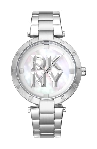 DKNY Women's MOP Dial Stainless Steel Bracelet Watch 38mm 50M