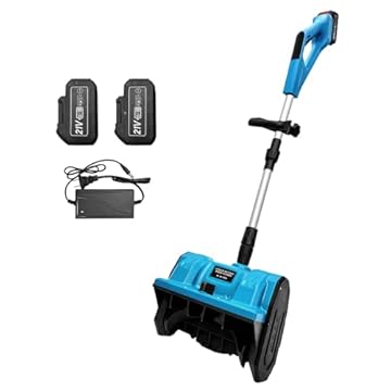 battery operated snow blower