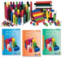 Paperback Super Source for Snap Cubes, Grades 3-4 Book