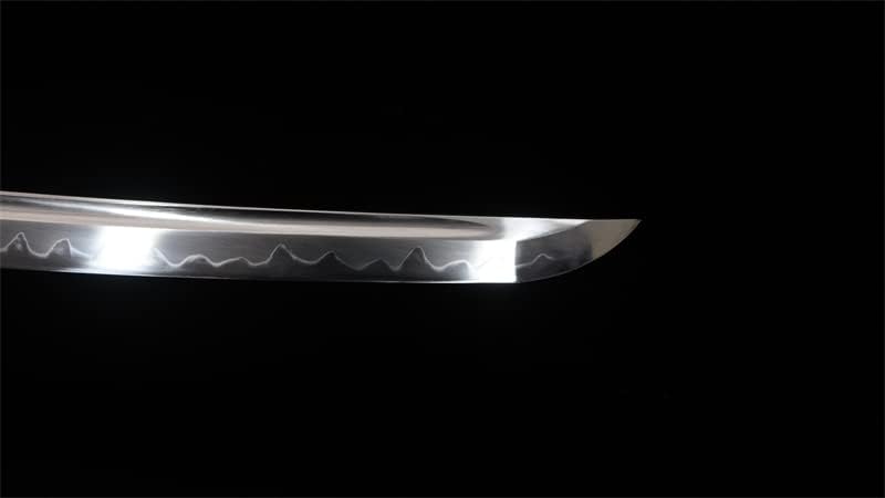 Tachi Japanese Sword 1095 High Carbon Steel Clay Tempered Full Tang Sharp-Ryan1143