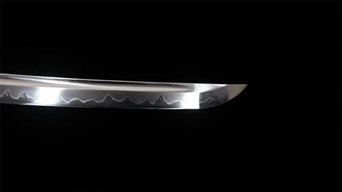 Tachi Japanese Sword 1095 High Carbon Steel Clay Tempered Full Tang Sharp--Ryan1143 #TOP6