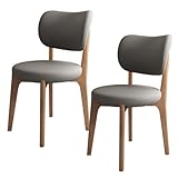 Matériau : cette chaise de salle à manger dispose de bois massif sélectionné pour des pieds robustes, présentant une texture naturelle et une structure durable. Le siège et le dossier sont remplis d'éponge haute résilience, conçue pour épouser les contours du corps humain pour un confort durable. Profitez d'un soutien fiable et d'un ajout élégant à votre décoration de salle à manger. Idéal pour un usage quotidien, alliant fonctionnalité et élégance.