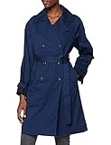 Schlitz hinten G-STAR RAW Damen Duty Classic Mantel, Blau (Imperial Blue 1305), (Herstellergröße:L)