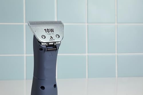 Andis 561460 ceramicEDGE Wide Blade, #10W Fine Tooth, Stainless Steel | Wide blade for faster grooming, fine teeth for smooth finishes, ceramic runs cooler, andis clipper blade - image 2