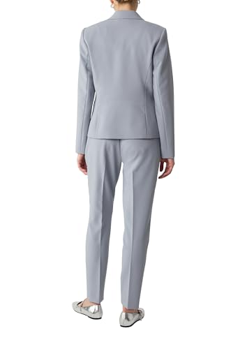 Comma Taillierter Blazer mit Reverskragen und Leistentaschen